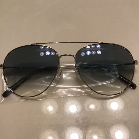 OLIVER PEOPLES AIRDALE AVIATOR SUNGLASSES - Picture 15 of 16